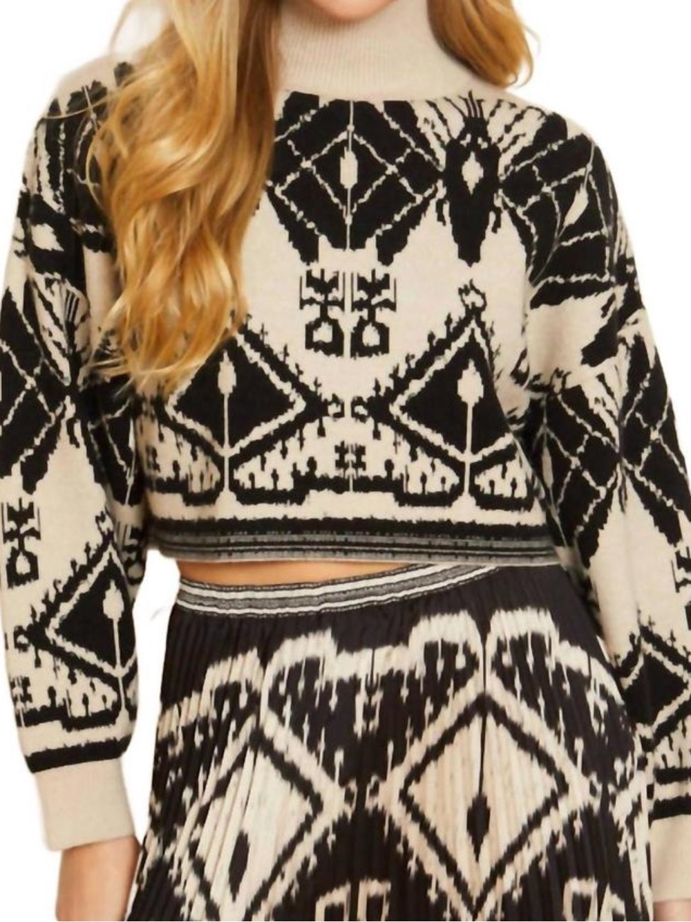 Caballero Maeva Sweater in ikat tapestry
